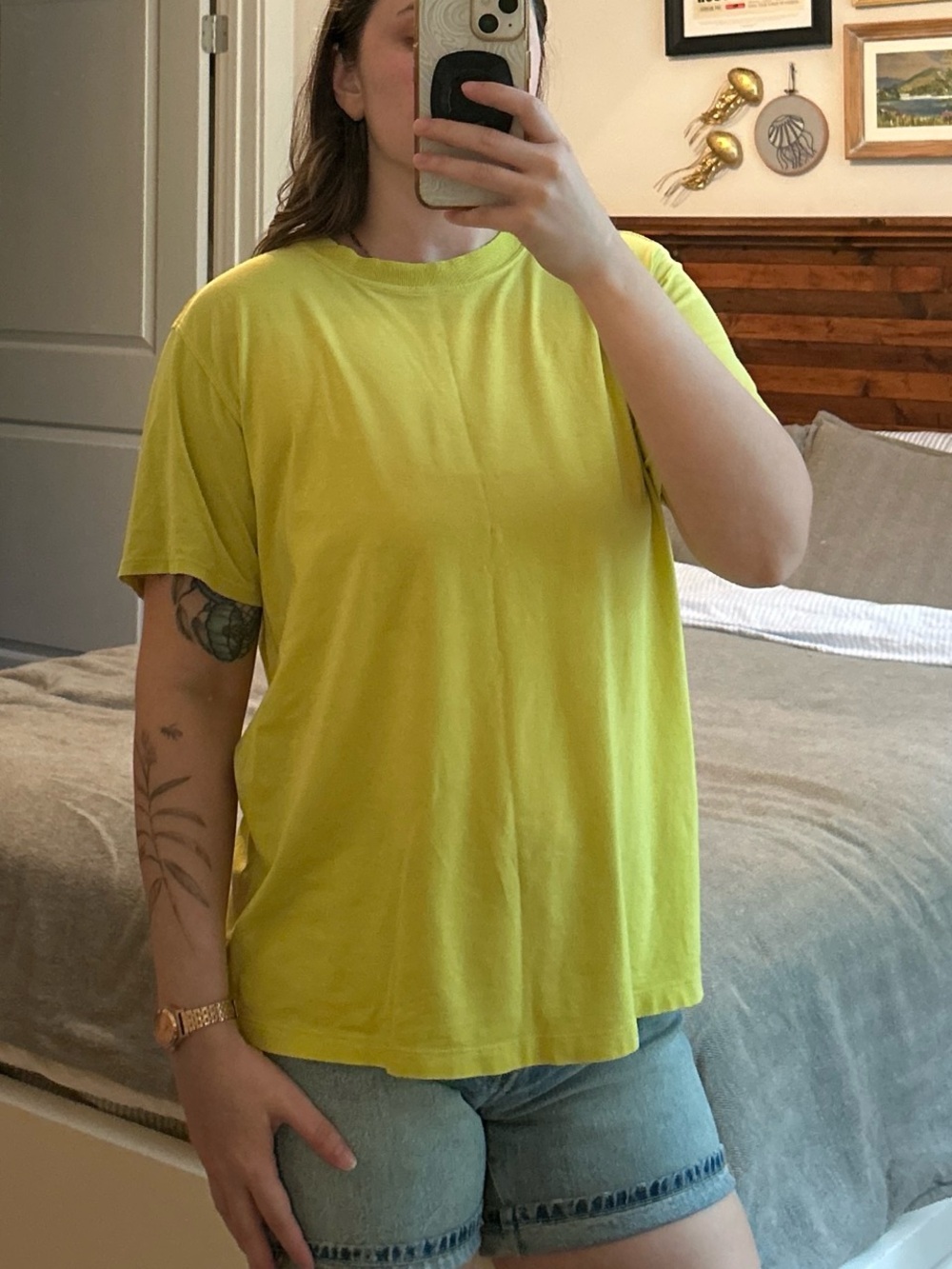 lululemon athletica Women's Short Sleeve Tee in Bright Yellow